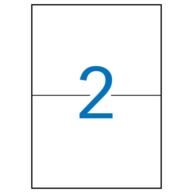 Apli Etiquetas A5 Blancas 105 X 148mm 15 Hojas