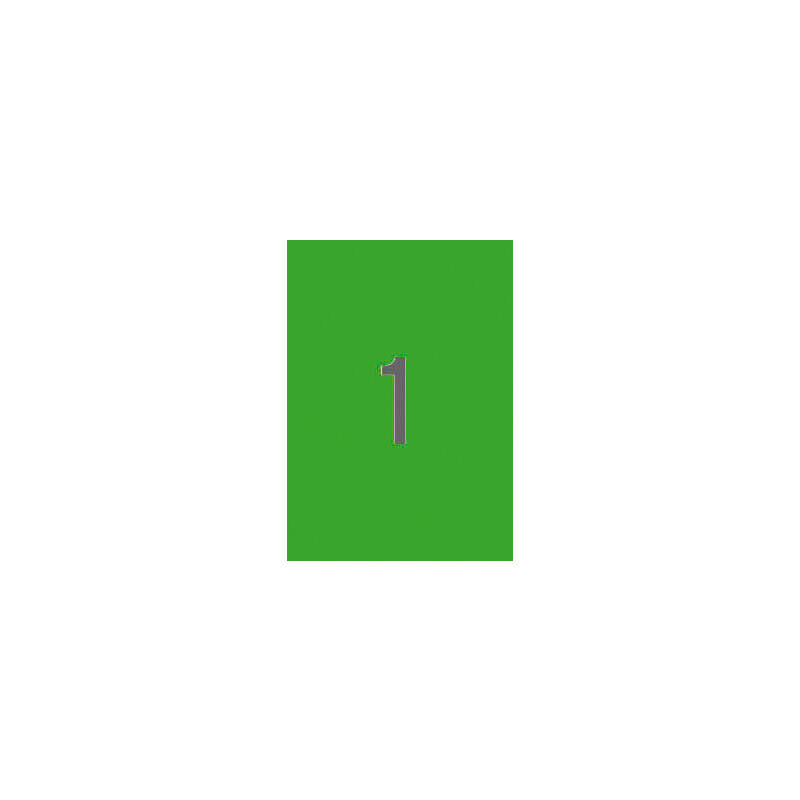 Apli Etiquetas Verdes Permanentes 210.0 X 297.0mm 20 Hojas