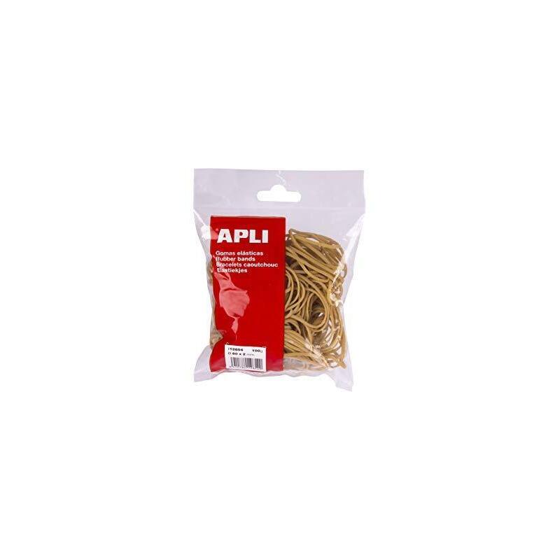 Apli Goma Elástica Marrón Caucho 80x2mm 1kg