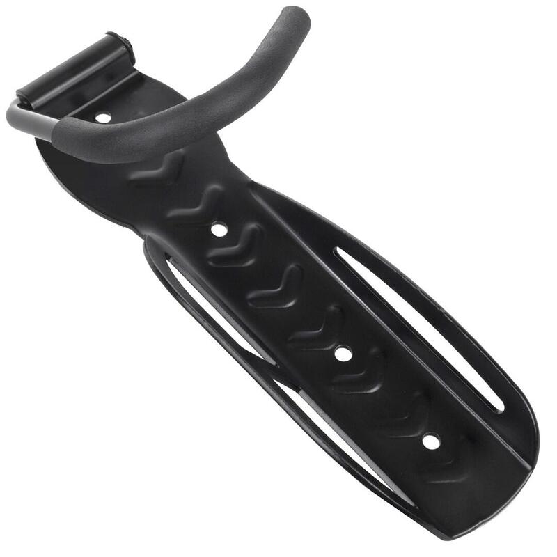 Apoyo Para Bicicletas Maclean Soporte De Montaje En Pared Para Bicicletas Gancho De Almacenamiento De Acero Vertical 24" - 29"