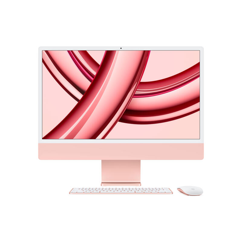 Apple Imac 24" M3 With 8 Core Cpu And 8 Core Gpu 8gb 256gb Pink