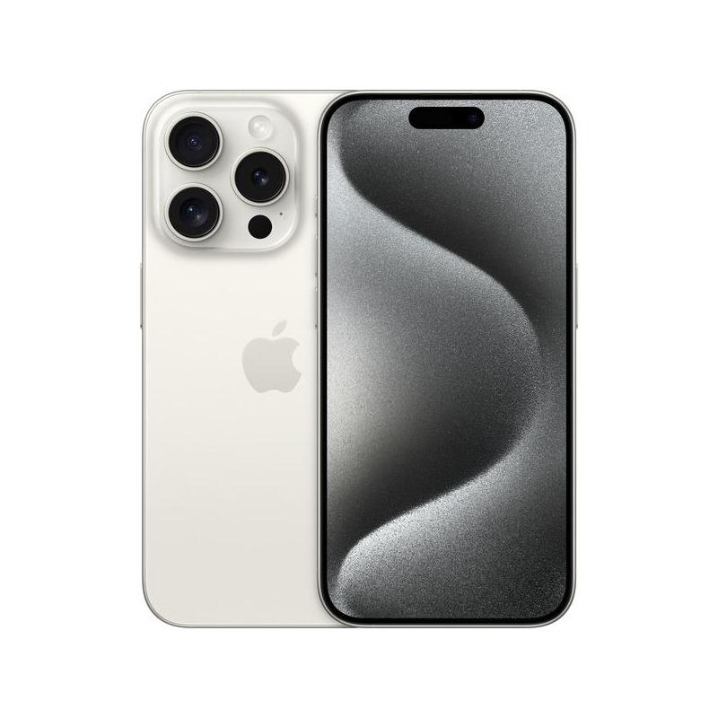 Apple Iphone 15 Pro 15,5 Cm (6.1") Sim Doble Ios 17 5g Usb Tipo C 128 Gb Titanio, Blanco