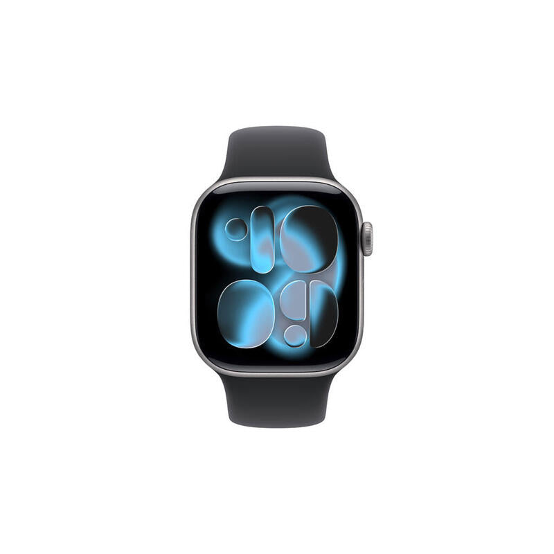 Apple Watch S11 Aluminio Cellular 42mm Space Gris (Sportband Negro) M/L