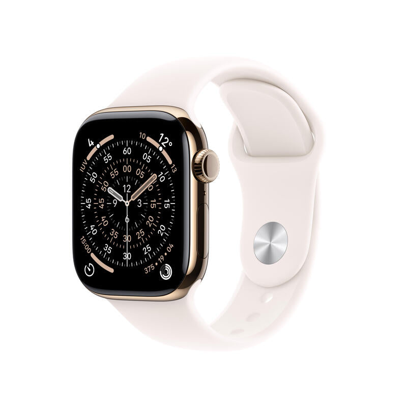 Apple Watch S11 Titan Dorado Cellular 46mm (Sportband Blassrosa) M/L