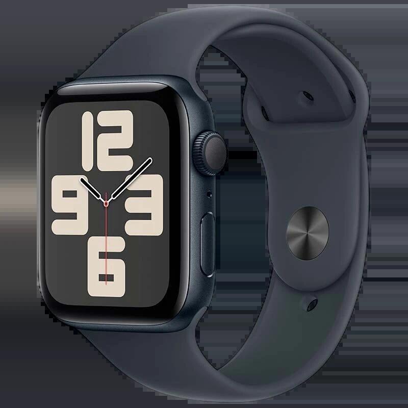 Apple Watch Se (2024) Gps 44mm Medianoche Con Correa Deportiva S/M - Desprecintado
