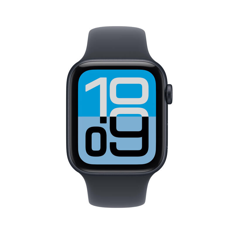 Apple Watch Se3 Gps 44mm Caja De Aluminio Medianoche Correa Deportiva Negra S M