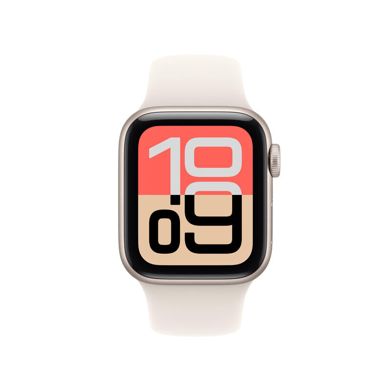 Apple Watch Se3 Gps Cellular 40mm Caja De Aluminio Blanco Estrella Correa Deportiva Blanco Estrella M L
