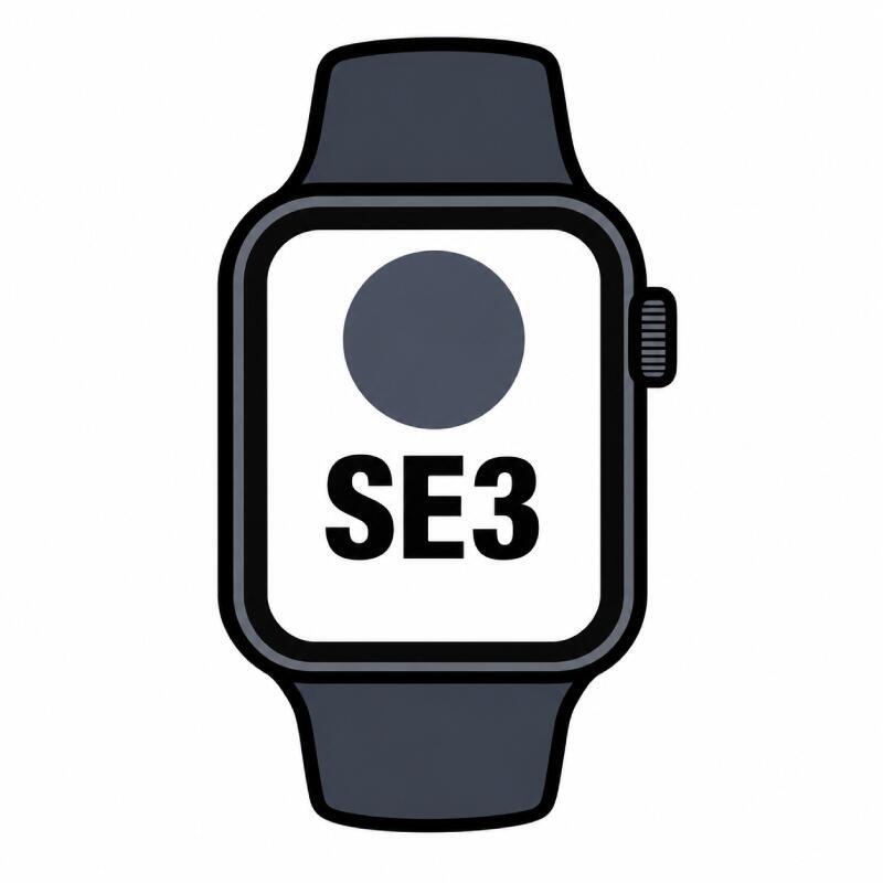 Apple Watch Se3 Gps Cellular 40mm Caja De Aluminio Medianoche Correa Deportiva Azul Marino M L
