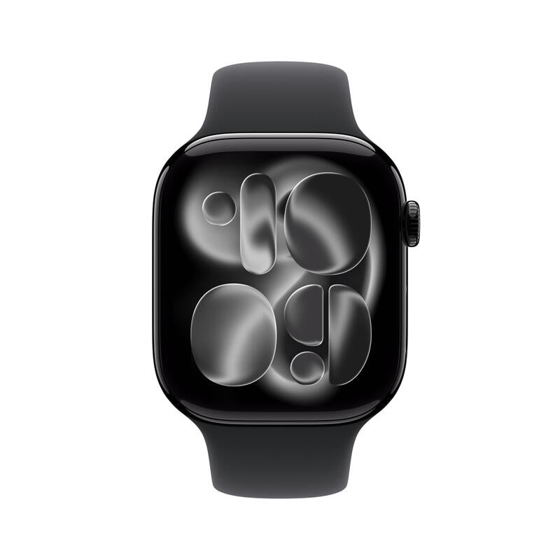 Apple Watch Series 11 Gps Cellular 46mm Caja De Aluminio Negra Correa Deportiva Negra S M