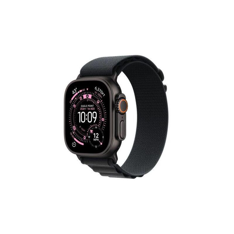 Apple Watch Ultra 3 (2025) Gps + Cellular 5g 49mm Black Titanium Case With Black Alpine Loop Large Eu Mf0x4