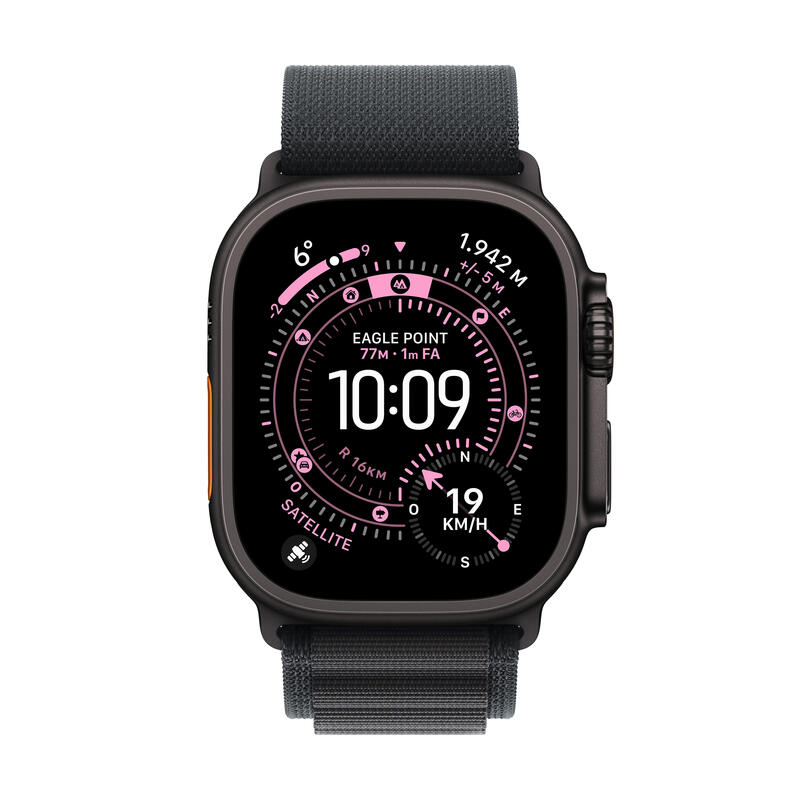 Apple Watch Ultra 3 Gps Cellular 49mm Caja Titanio Negro Correa Loop Alpine Negra L