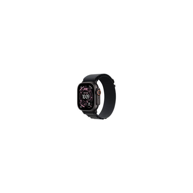 Apple Watch Ultra 3 Gps+Cellular 49mm Black Titanium Case With Black Alpine Loop Band Mf0v4qc/A