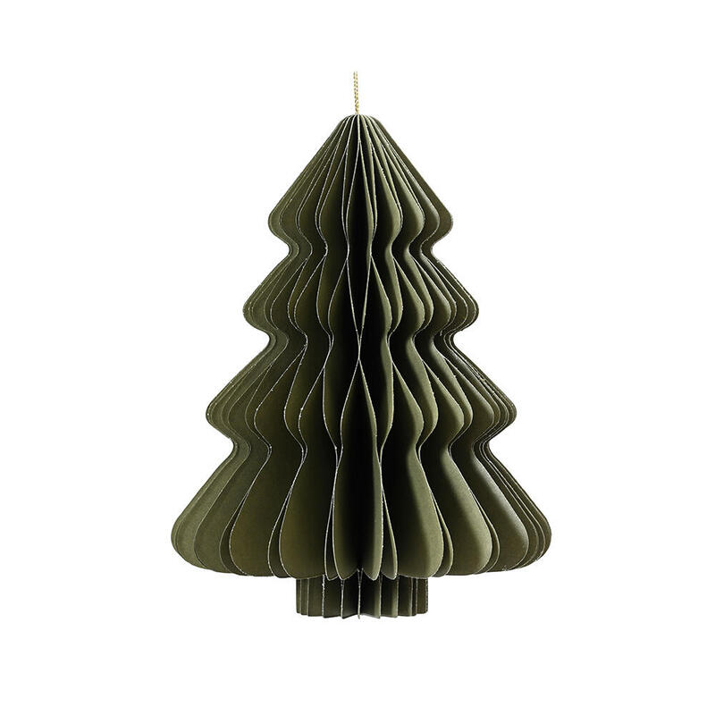 Árbol De Papel Verde Ø30 X 40 Cm