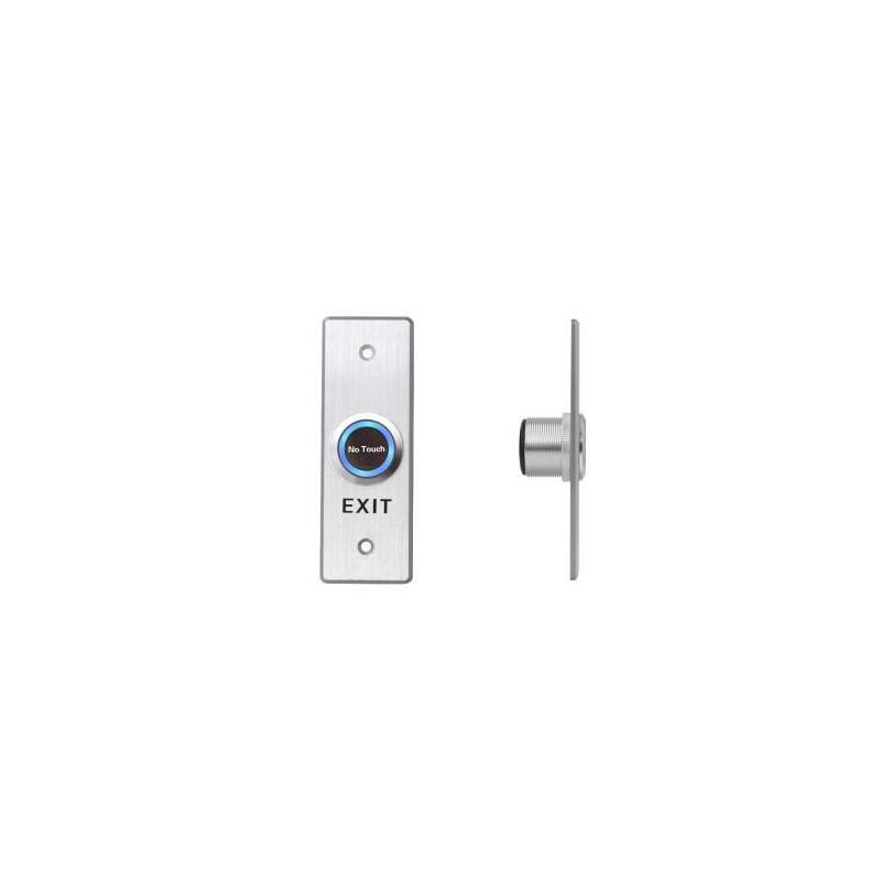 Architrave Aluminium Touchless Sensor Exit Button