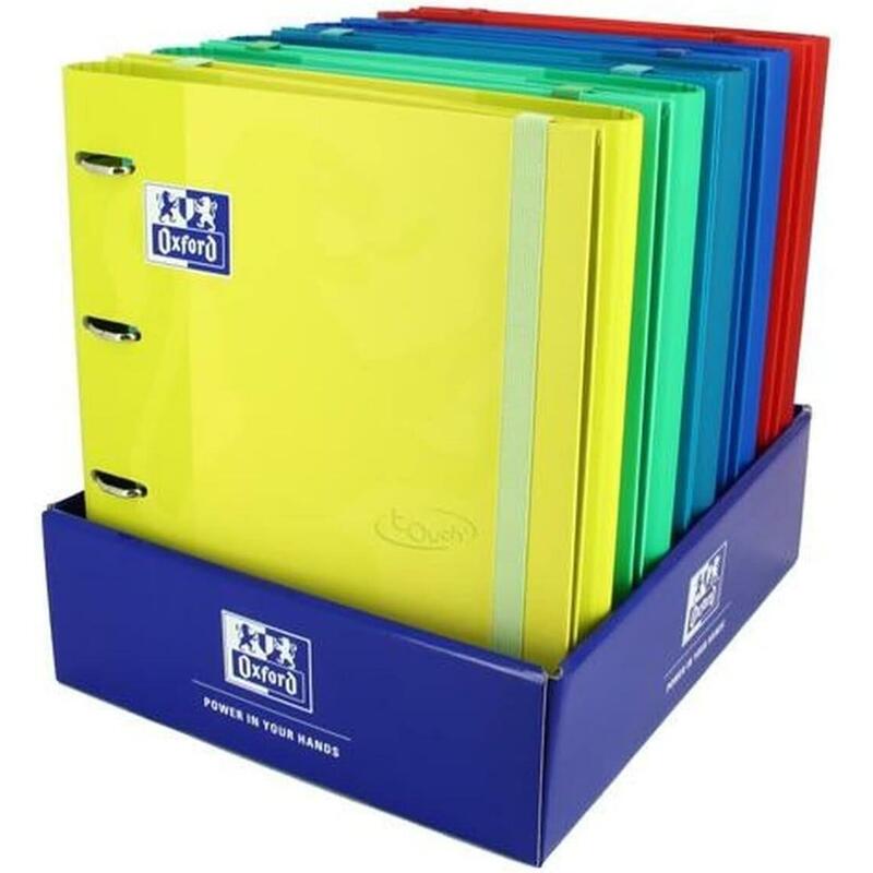 Archivador Carpeblock Con Recambio Oxford Touch Europeanbinder A4+ 100 Hojas Colores Vivos (1 Unidad)