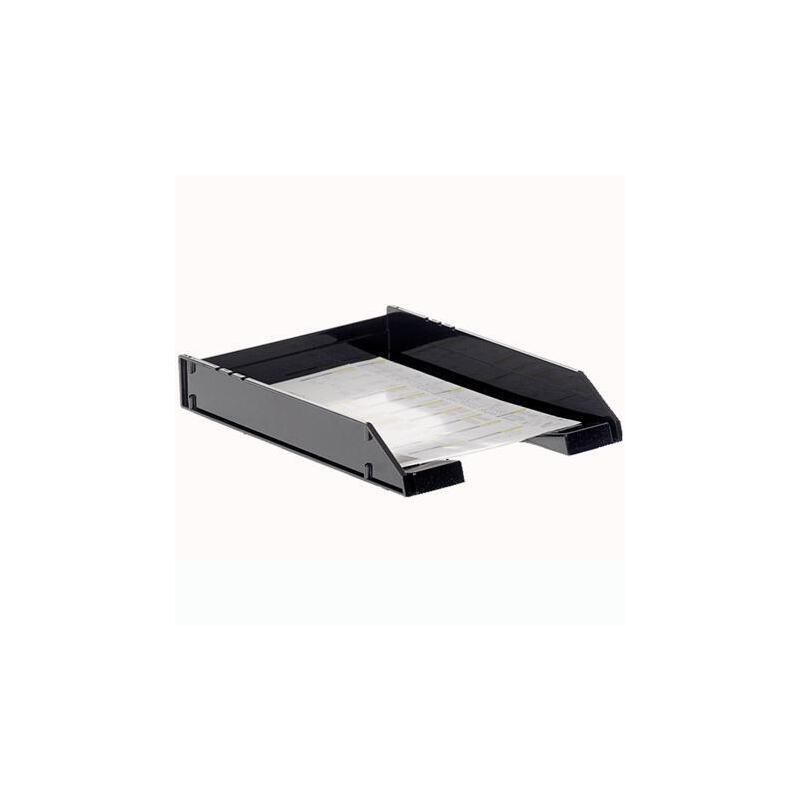 Archivo 2000 Bandeja Fondo Liso 340x260x60 Mm Poliestireno Opaco Negro