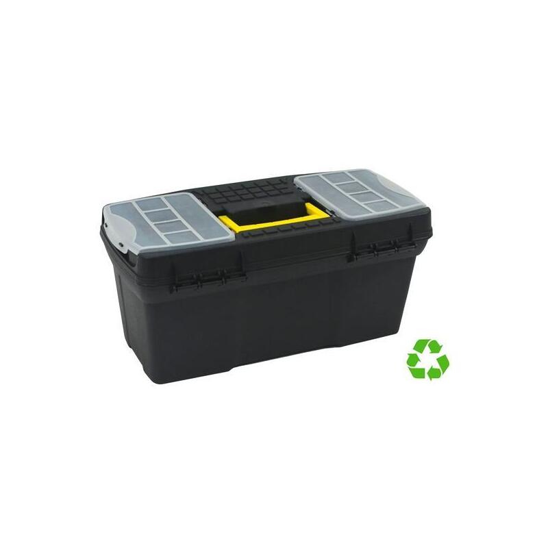 Archivo 2000 Caja De Herramientas Sostenible S Pequeña 190x390x180mm Pp Negro