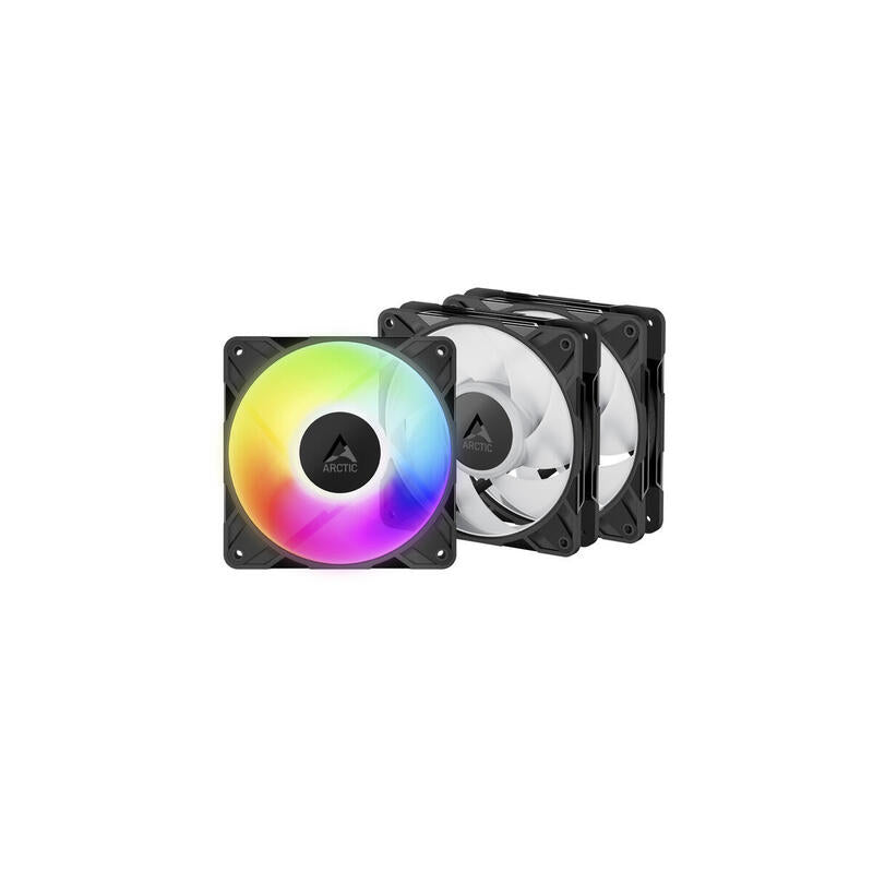 Arctic P12 Pro Gehã¤Uselã¼fter Pwm Pst A-Rgb Schwarz 120mm 3 P