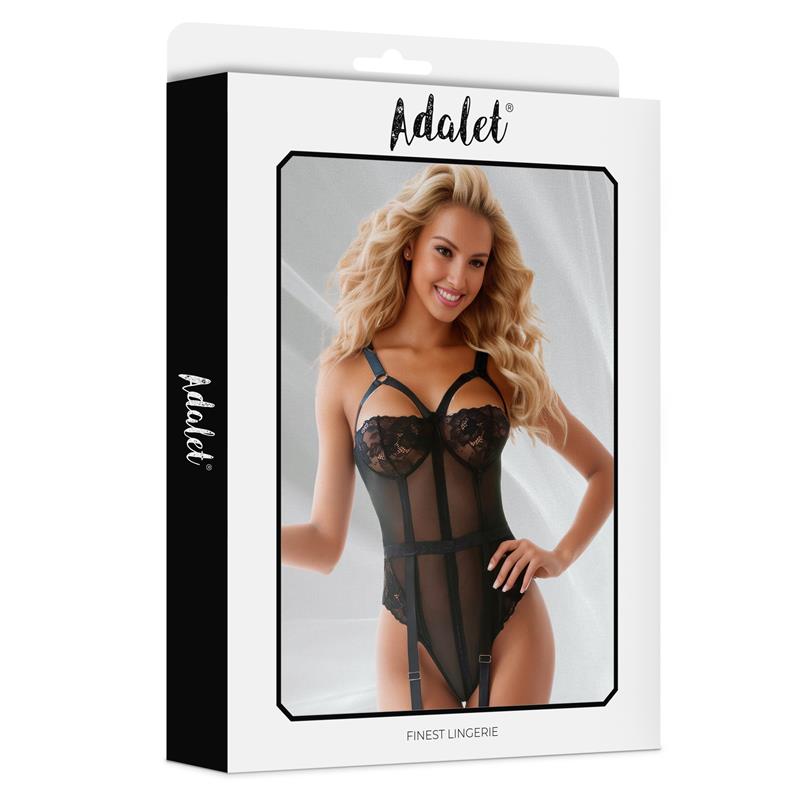 Ariana Body Con Liguero Y Ligas Rojo Talla (Interno):S/M