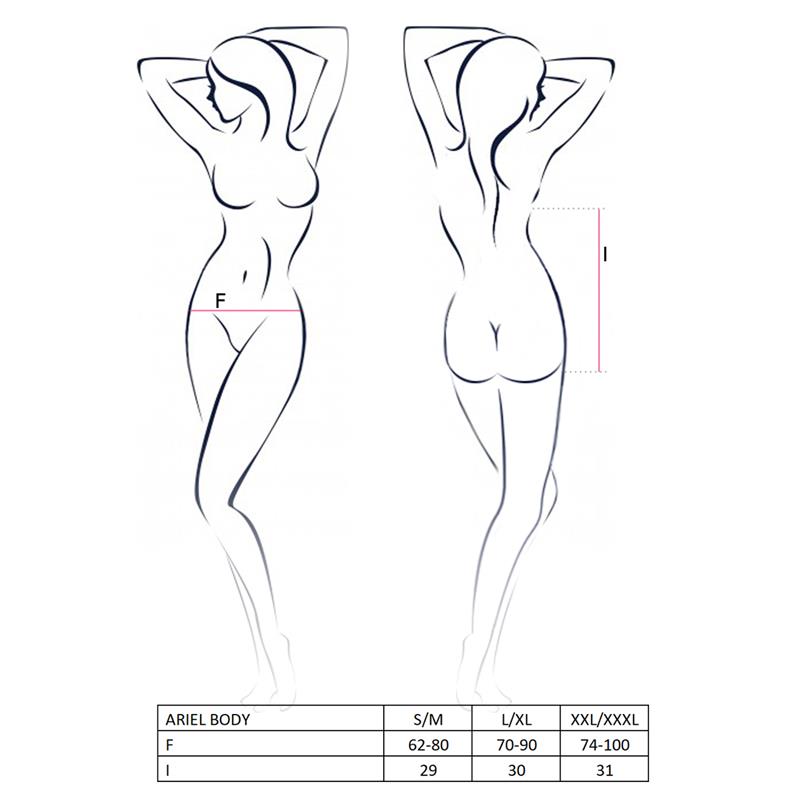Body Ariel Blanco Talla (Interno):S/M