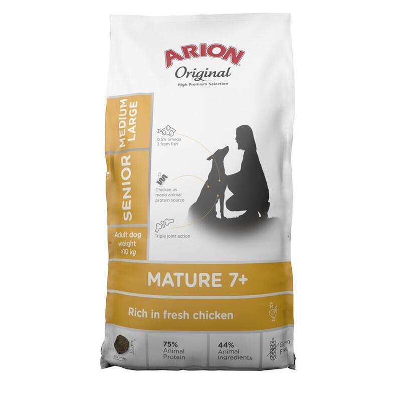 Arion Original Mature 7+ Med/Large Sucha Karma Para Perro 12kg