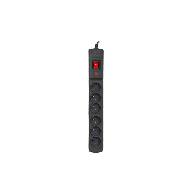 Armac Surge Protector Multi M6 10m 6x French Outlets Black
