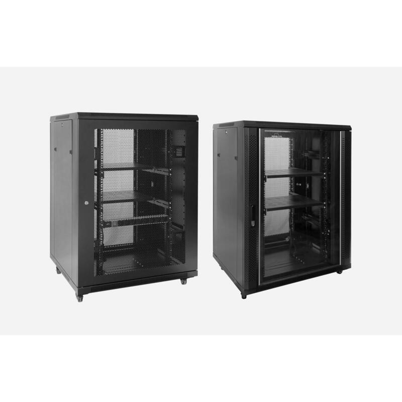 Armario 19" Sin Accesorios 32u Sh8832 800x800 Pta.Cristal