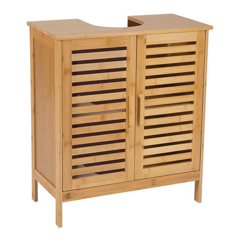 Armario Bajo Para Lavabo De Bambú 60x30x62cm Ba73151 Andrea House