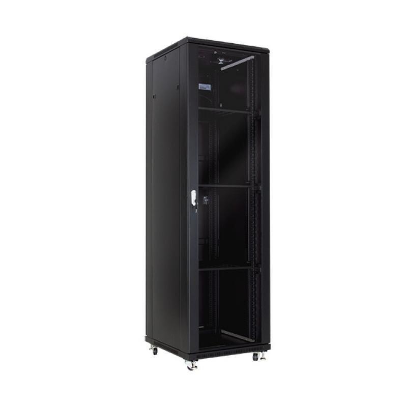 Armario Rack De 19" 42hu Ancho 600 Fondo 600mm. Negro
