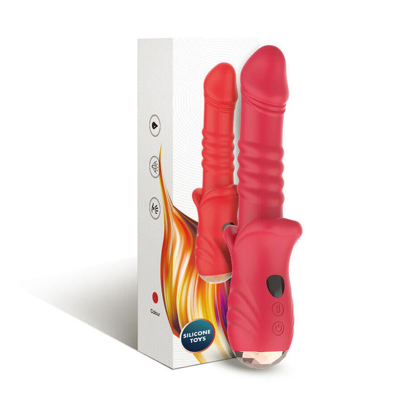 Armony - Dildo Vibrador Estimulador Punto A Rojo