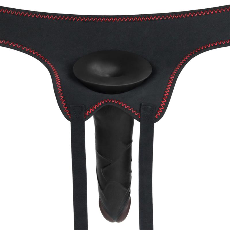 Arnés Ajustable Con Dildo 10 Vibraciones 7.5