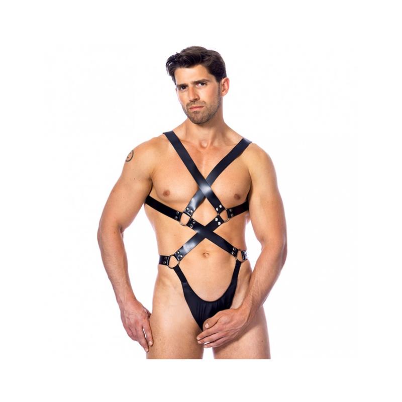 Arnés Ajustable De Cuero De Cuerpo Entero