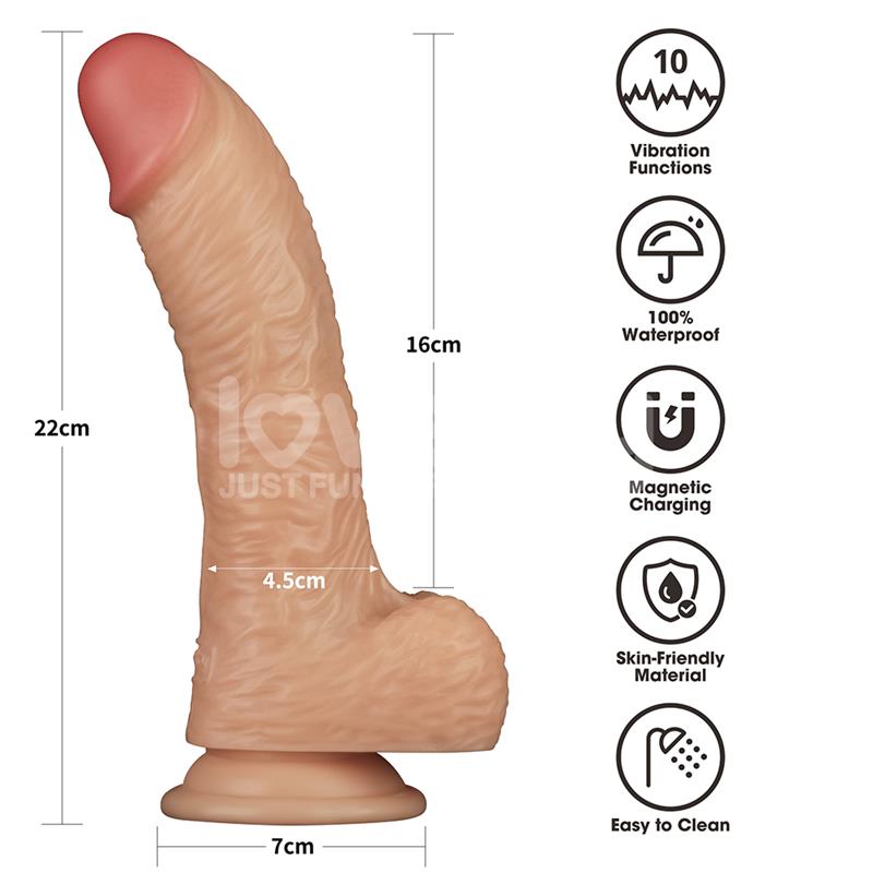Arnés Con Dildo Con Vibración 8.5 Talla (Interno):Xs/S/M