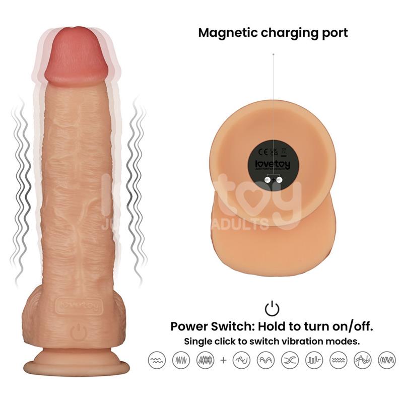 Arnés Con Dildo Con Vibración 9.5 Talla (Interno):Xs/S/M