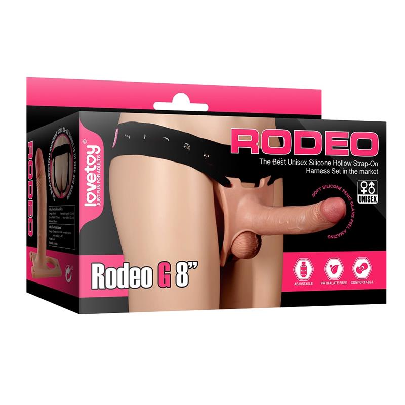 Arnés Con Dildo Hueco 8