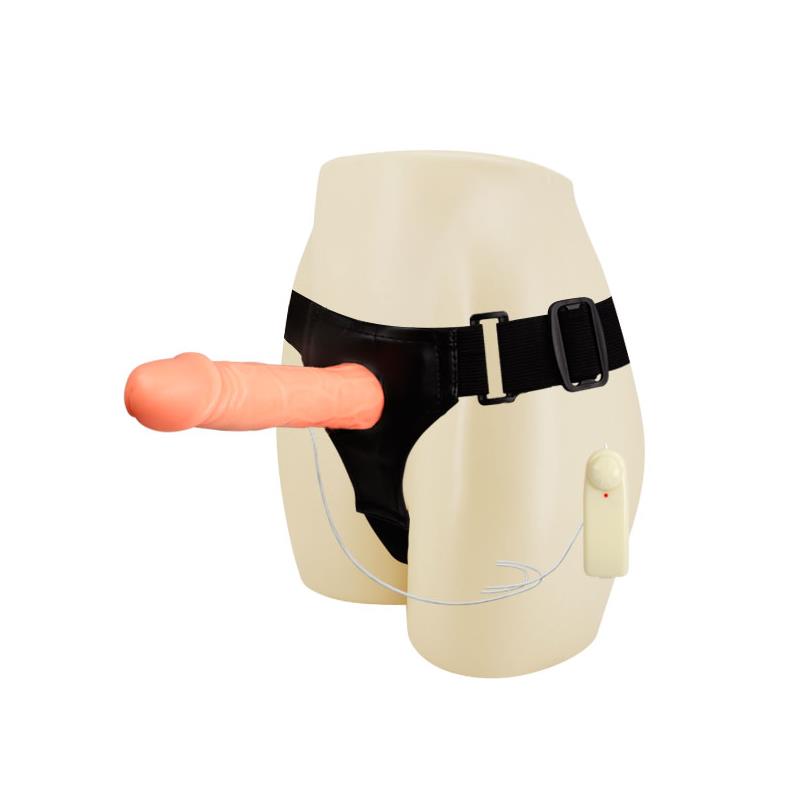 Arnés Con Dildo Hueco Jessica 18 Cm