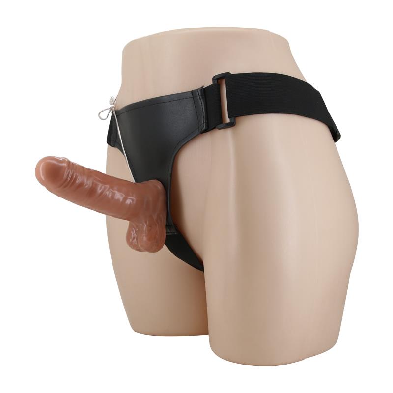 Arnés Con Dildo Retractil Con Vibración