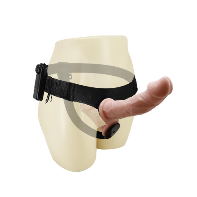 Arnés Dildo Doble Con Vibración Natural