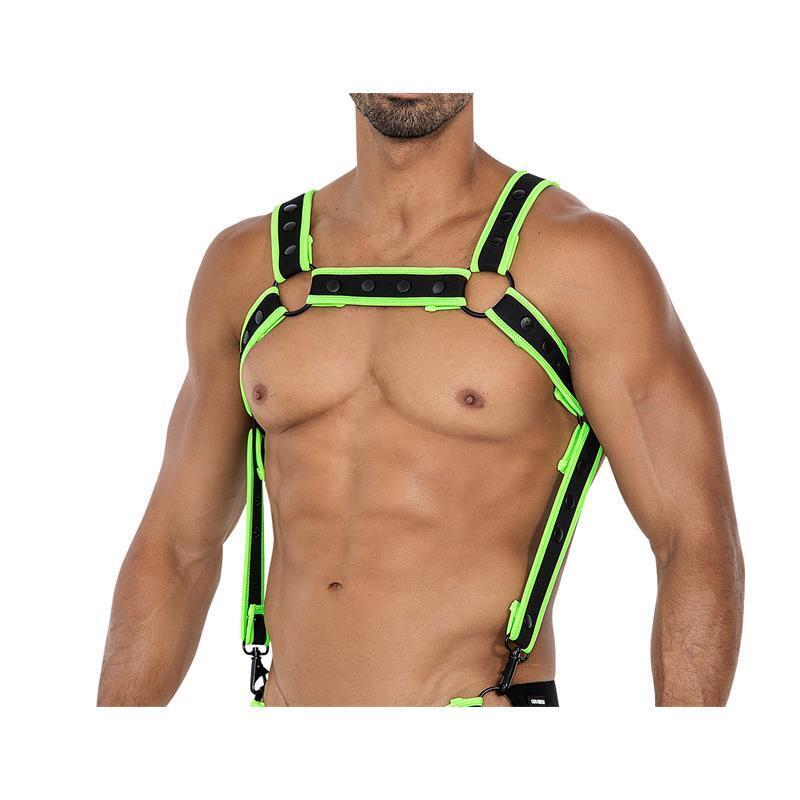 Arnés H4rness05 De Pecho Neon Verde Talla Única
