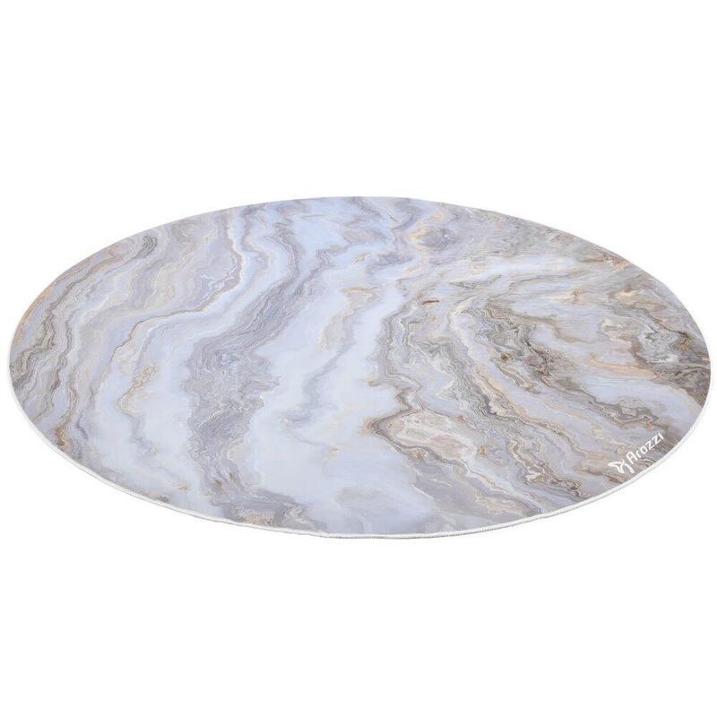 Arozzi Zona Round Floor Pad - Blanco Marble