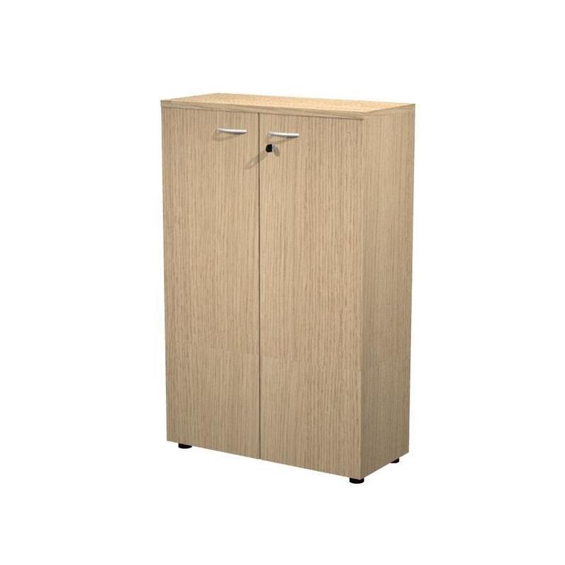 Artexport Armario Medio Presto Con Puertas 2 Estantes 22mm Regulables Con Trasera Roble
