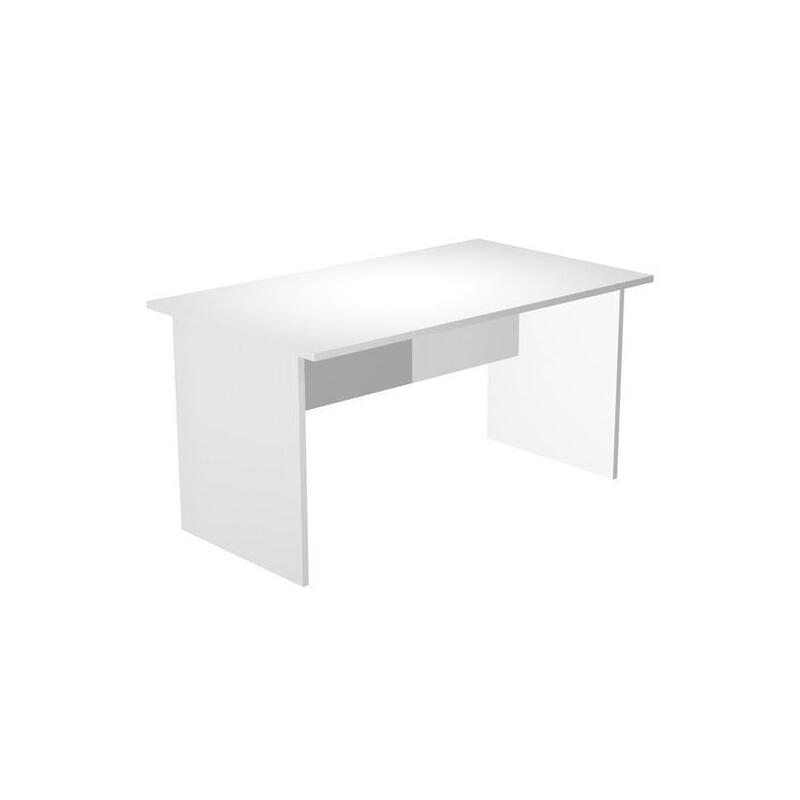 Artexport Mesa Escritorio Presto 140 Con Patas Panel Laterales Tablero De 22mm Blanco