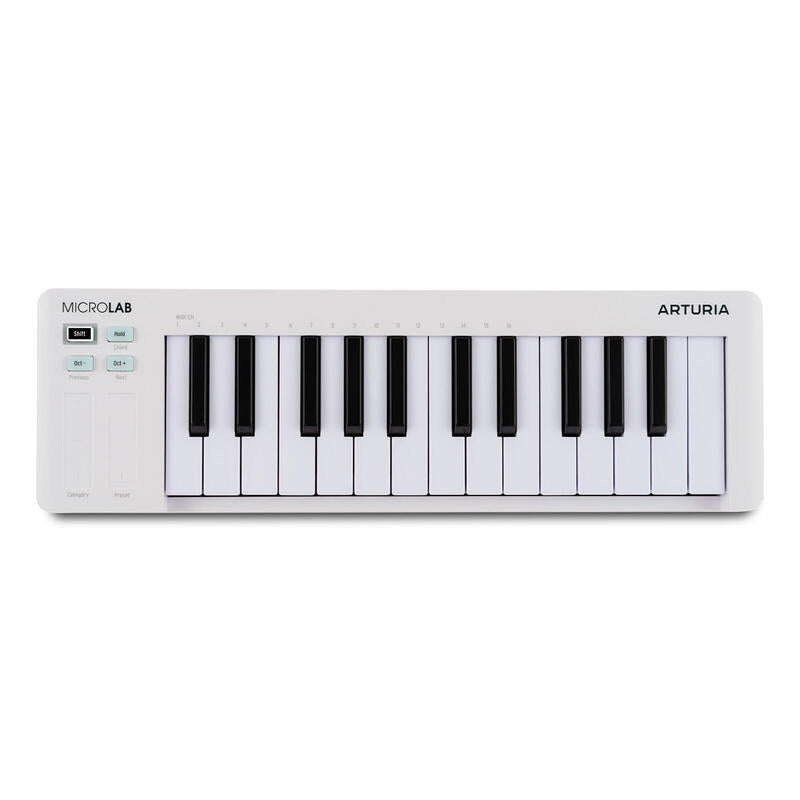 Arturia Microlab Mk3 White - Kompaktowy Kontroler Midi