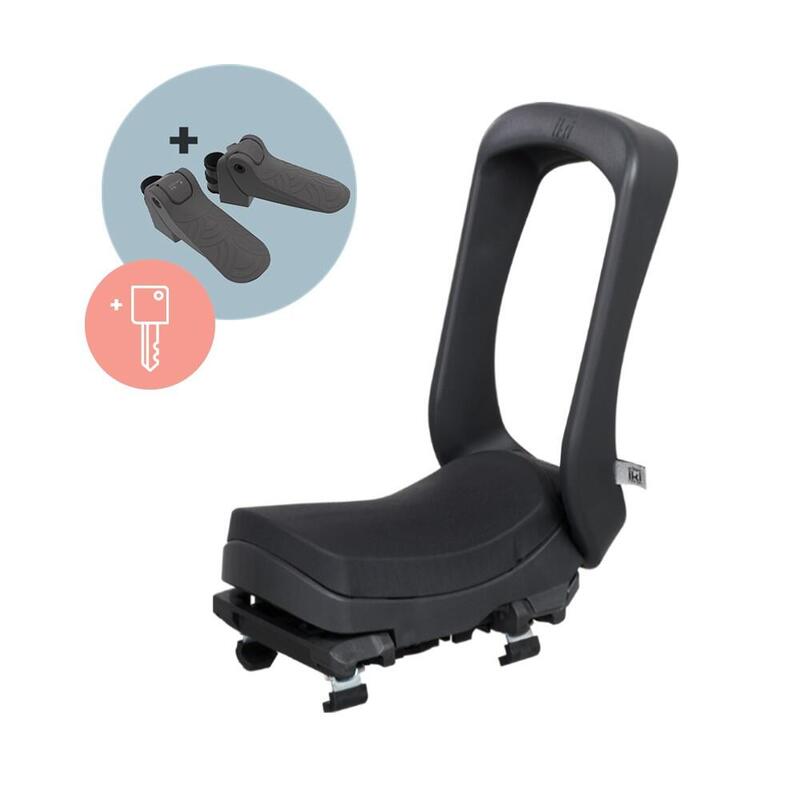 Asiento Maletero Urban Iki Junior Negro/Negro Set Cerradura Con Llave
