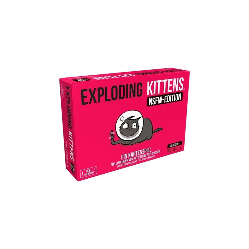 Asmodee Exploding Kittens - Edición Nsfw, Juego De Cartas Exkd0029