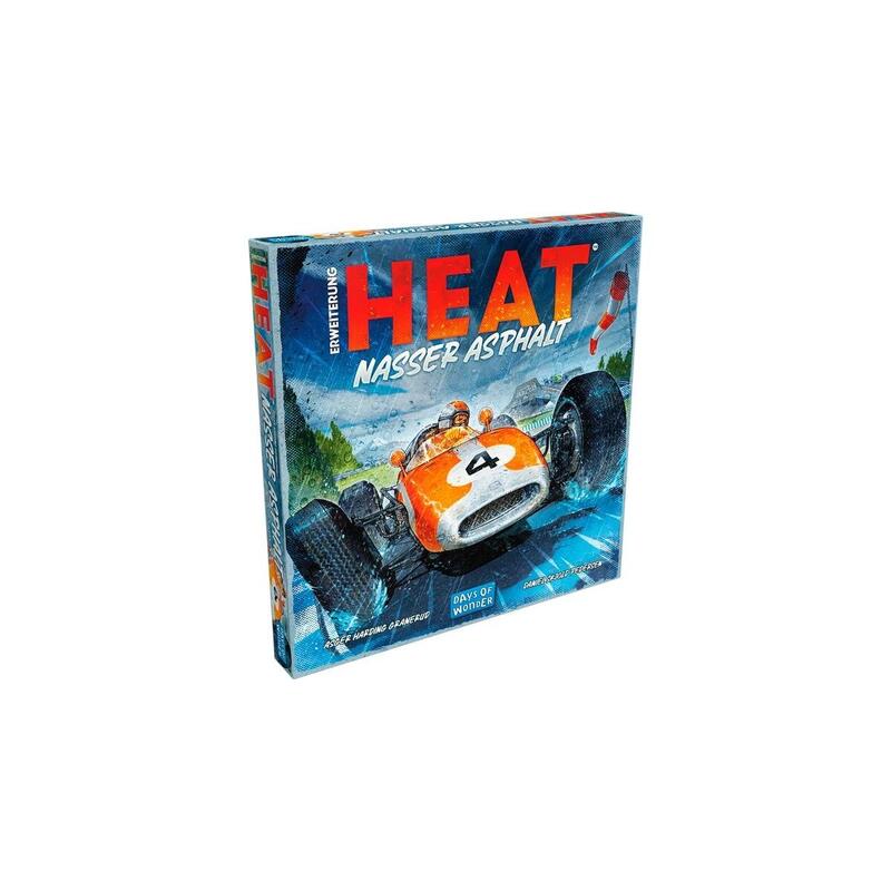 Asmodee Heat - Wet Asphalt, Expansión Del Juego De Mesa Dowd0034