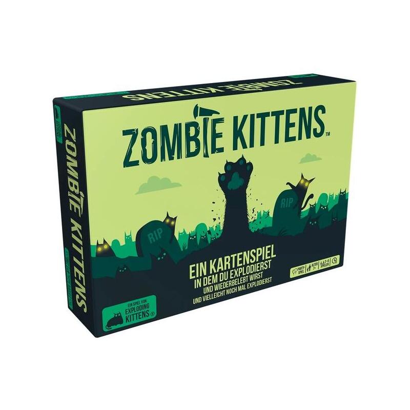 Asmodee Zombie Kittens, Juego De Cartas Exkd0024