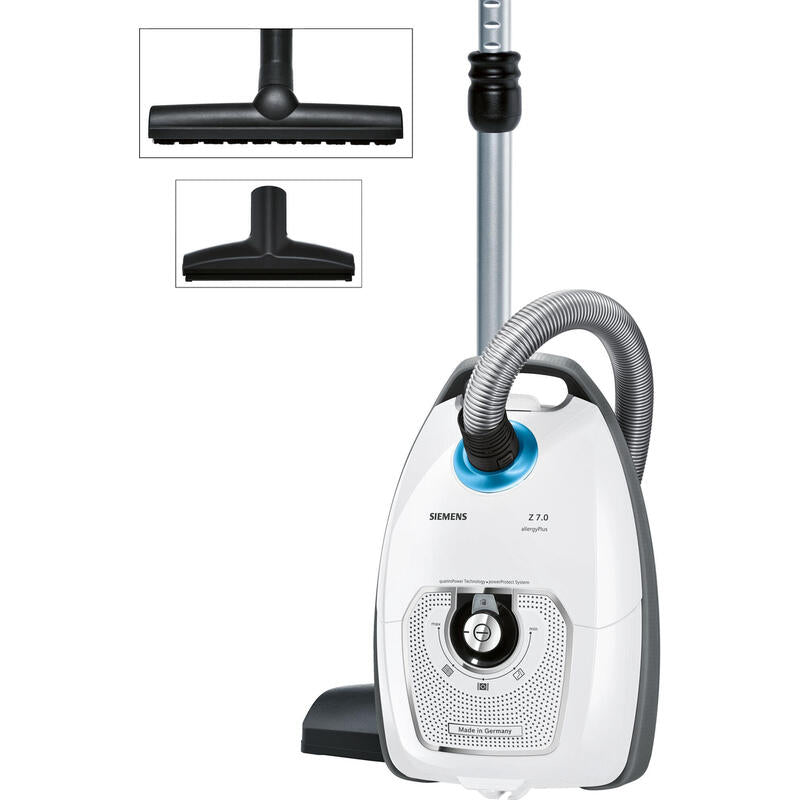 Aspirador Siemens Vsz7442s, 650 W Cilíndrica Secar Bolsa Para El Polvo