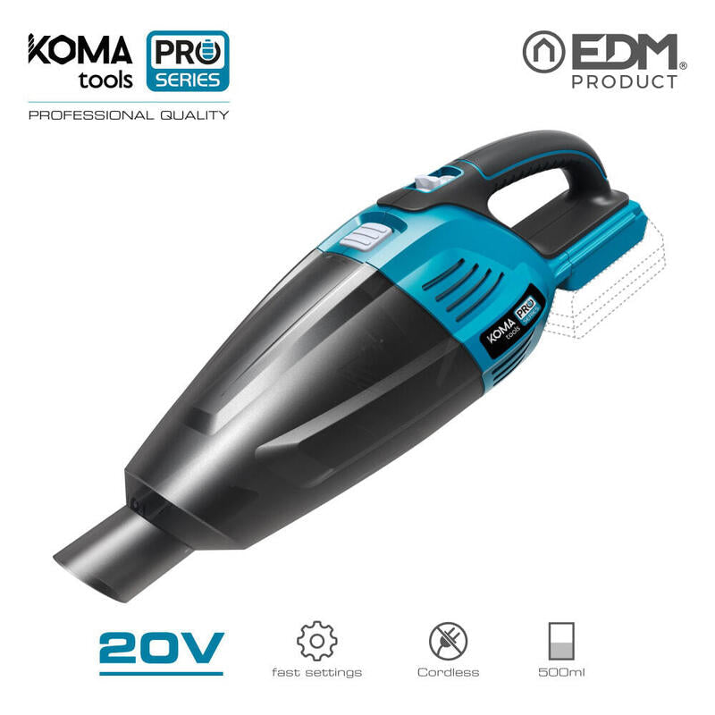 Aspiradora 20v (Sin Batería Ni Cargador) 45,5x13,5cm Koma Tools Pro Series Battery