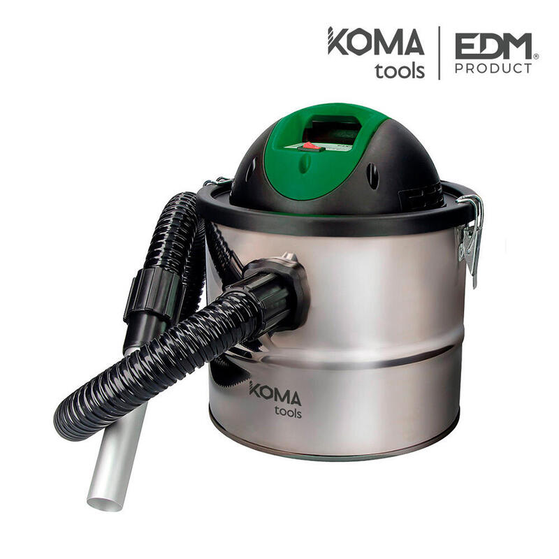 Aspiradora De Cenizas 800w Ø25x30cm Koma Tools